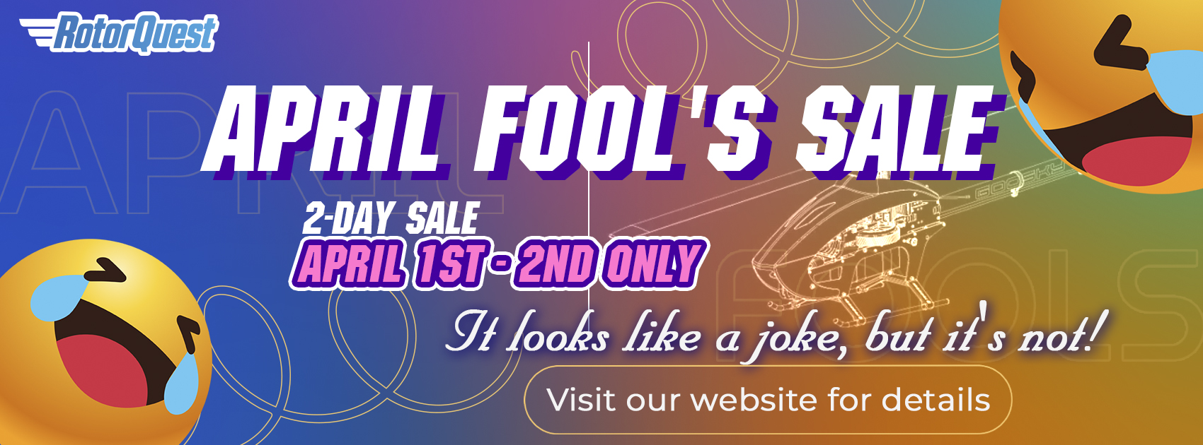 April Fool's Day Sale